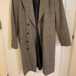 Vintage Brooks Brothers light plaid coat